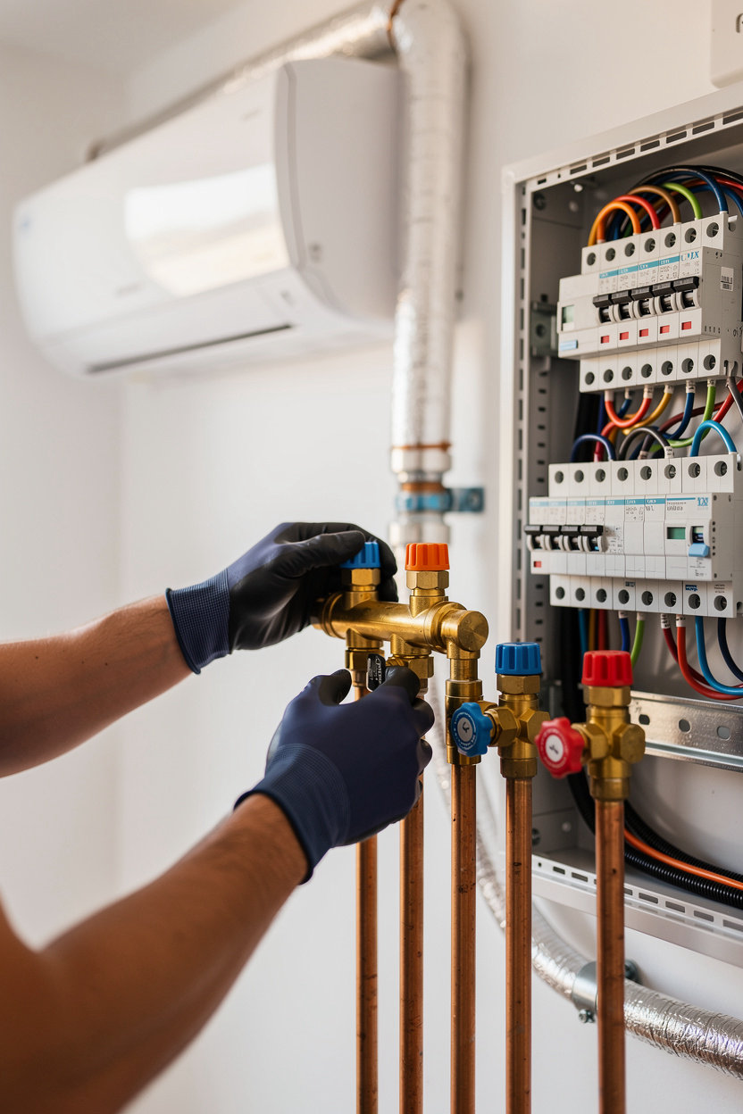 Modern Cool Services professional plumbing and electrical maintenance work in Qatar